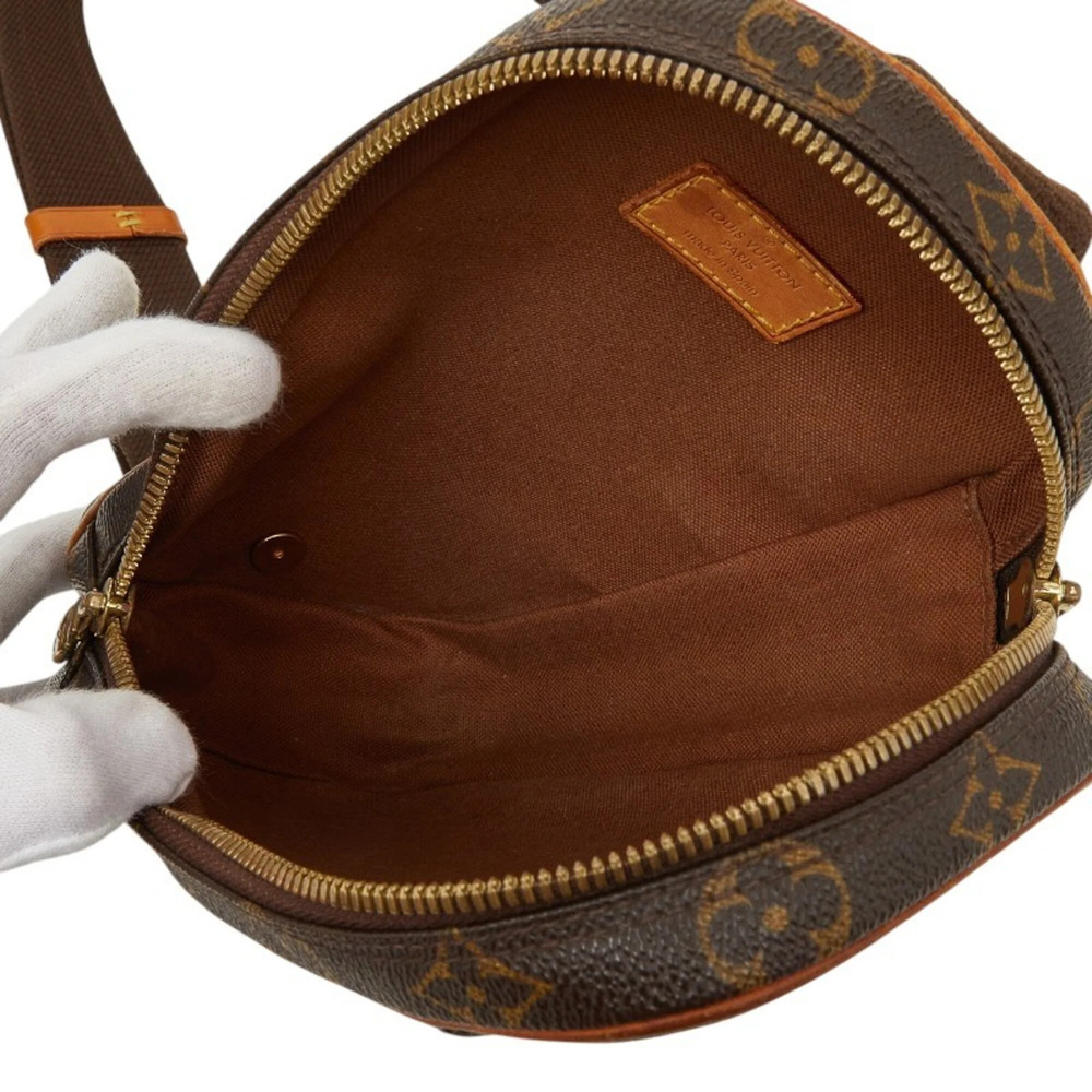 LOUIS VUITTON Brown Monogram Leather Pochette Fanny Pack - Picture 8 of 11
